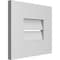 Ekena Millwork Vertical Surface Mount PVC Gable Vent: Functional, w/ 3-1/2"W x 1"P Standard Frame, 14"W x 12"H GVPVE14X1201SF - alternate 3
